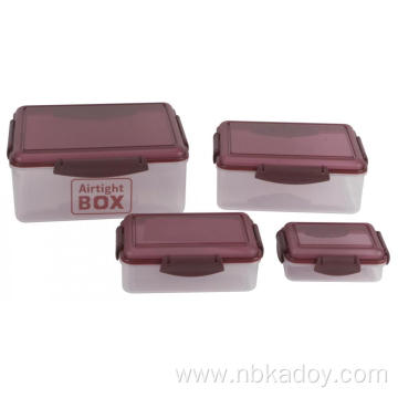 SQUARE FOOD CRISPER SET PINK SUITABLE FOR WORKING